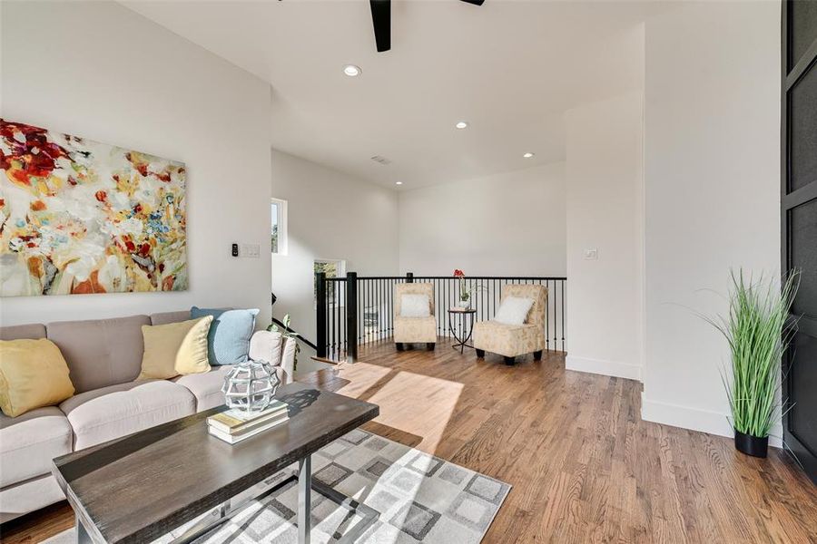 Furnished interior view inside a new home in , Dallas (Image 18).