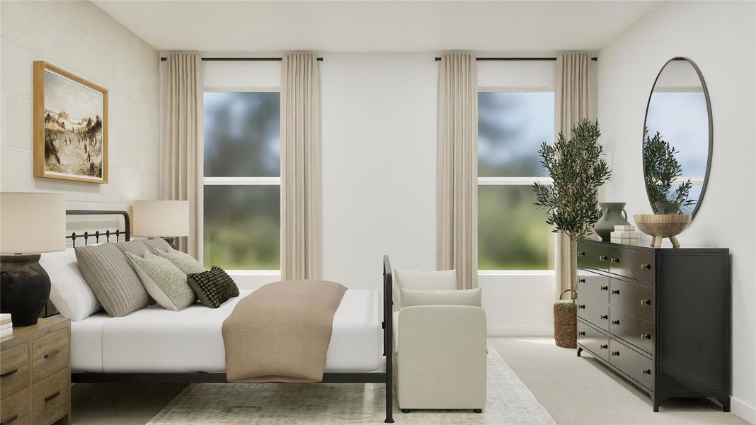 Furnished interior view inside a new home in Waterstone: Classic Collection, Kyle (Image 3).