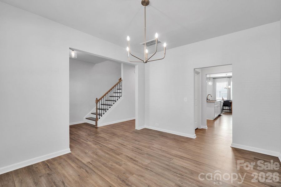 Spacious, unfurnished interior of a new home in Clairmont, Charlotte (Image 22). Spacious, unfurnished interior of a new home in Clairmont, Charlotte (Image 22).