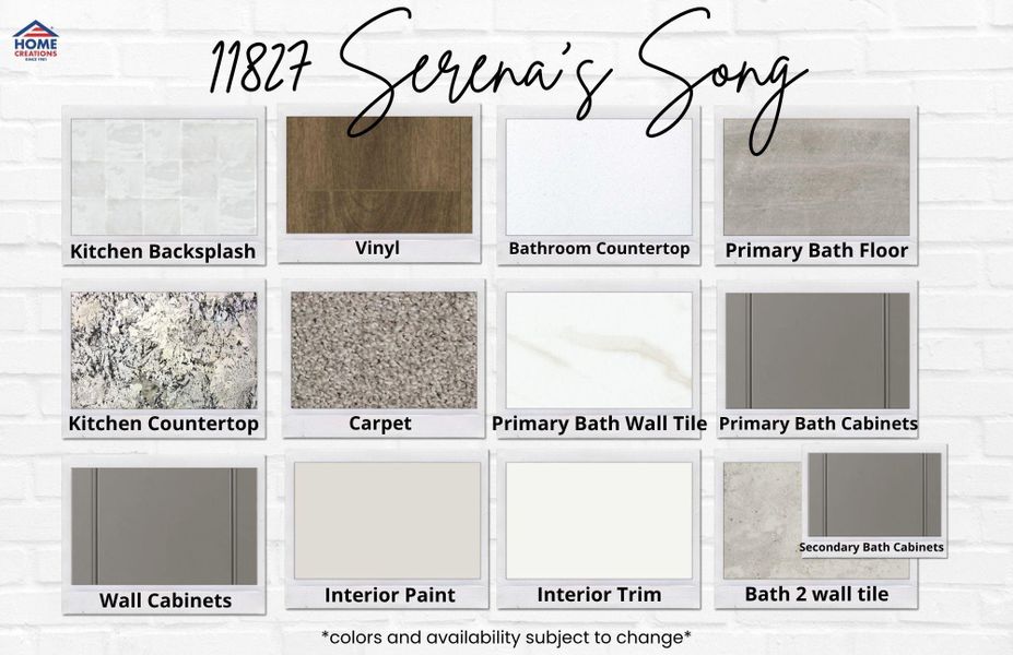 Sample of building materials used in homes in Lexington Heights, Willis (Image 31).