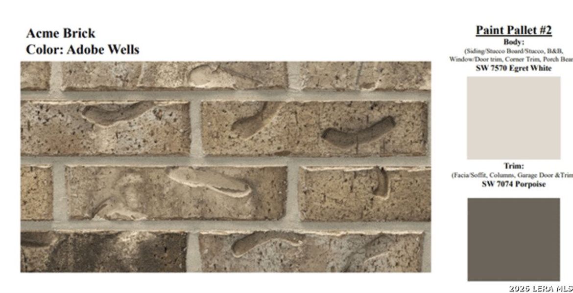 Sample of building materials used in homes in Hickory Ridge, Elmendorf (Image 4).