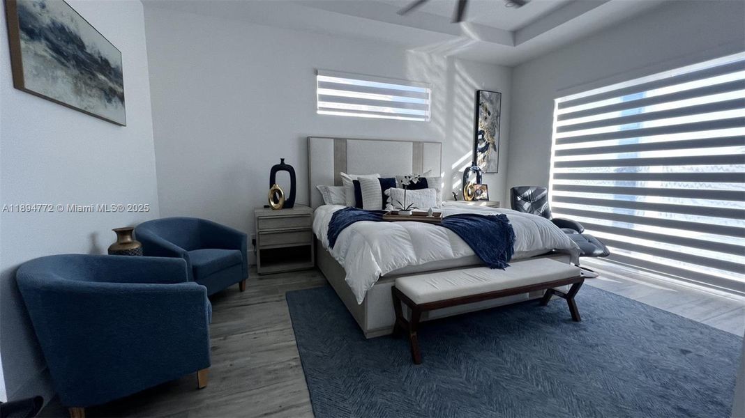 Furnished interior view inside a new home in , Marco Island (Image 9).