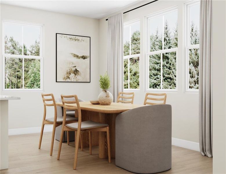 Furnished interior view inside a new home in Poppy at GreenHouse, Marietta (Image 5).