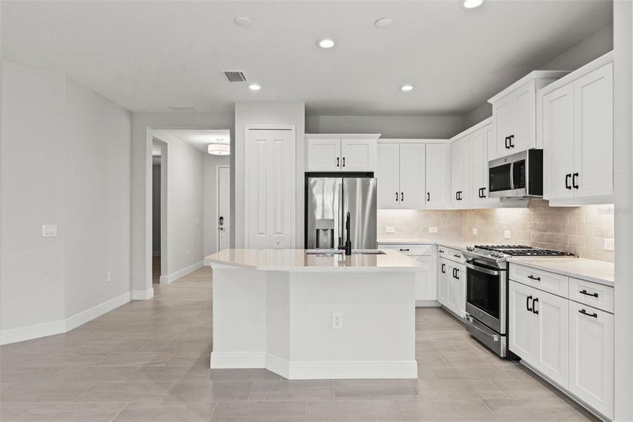Furnished interior view inside a new home in Wysteria, Venice (Image 7).