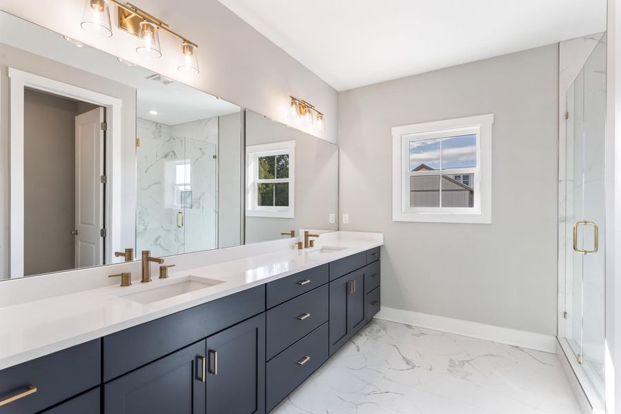 Representative furnished interior of a home built from the Pearl by Brock Built in Nautilus Pointe, Inlet Beach (Image 12).