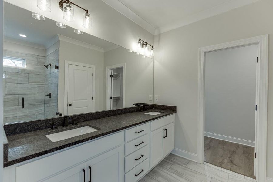 Furnished interior view inside a new home in , Buford (Image 9).