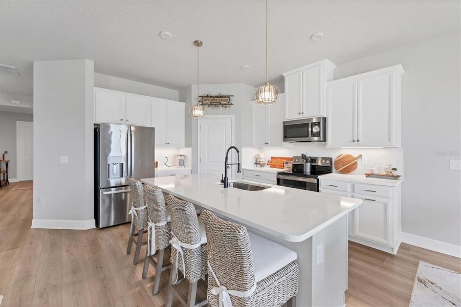 Furnished interior view inside a new home in , Parrish (Image 9).