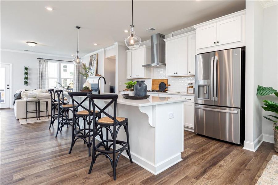 Furnished interior view inside a new home in , Powder Springs (Image 9).