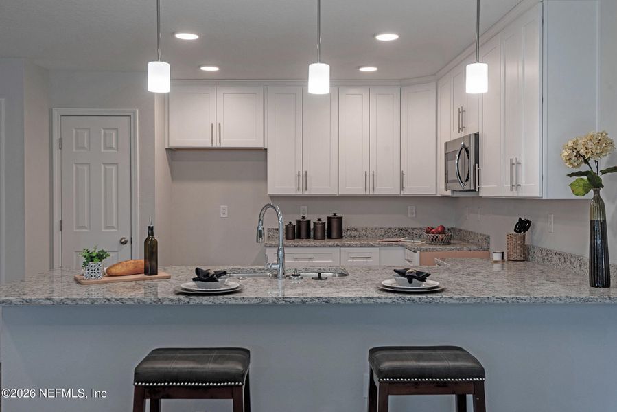 Furnished interior view inside a new home in , Jacksonville (Image 29).