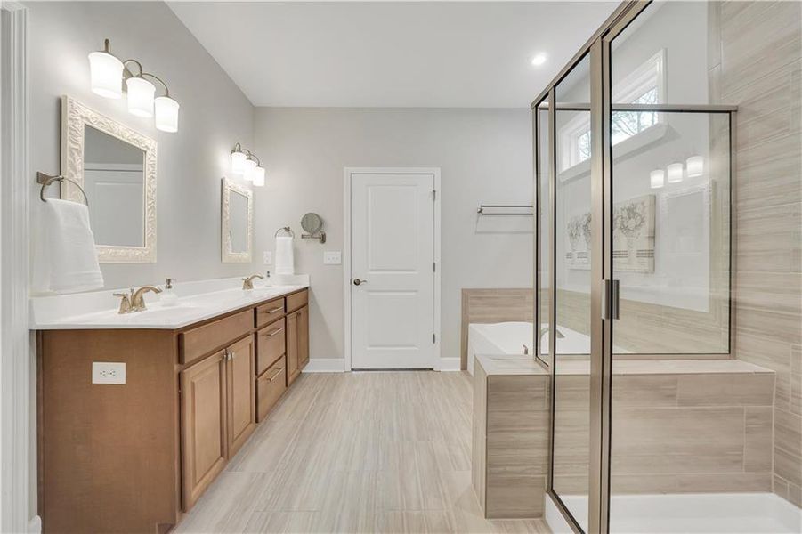 Furnished interior view inside a new home in , Griffin (Image 18).