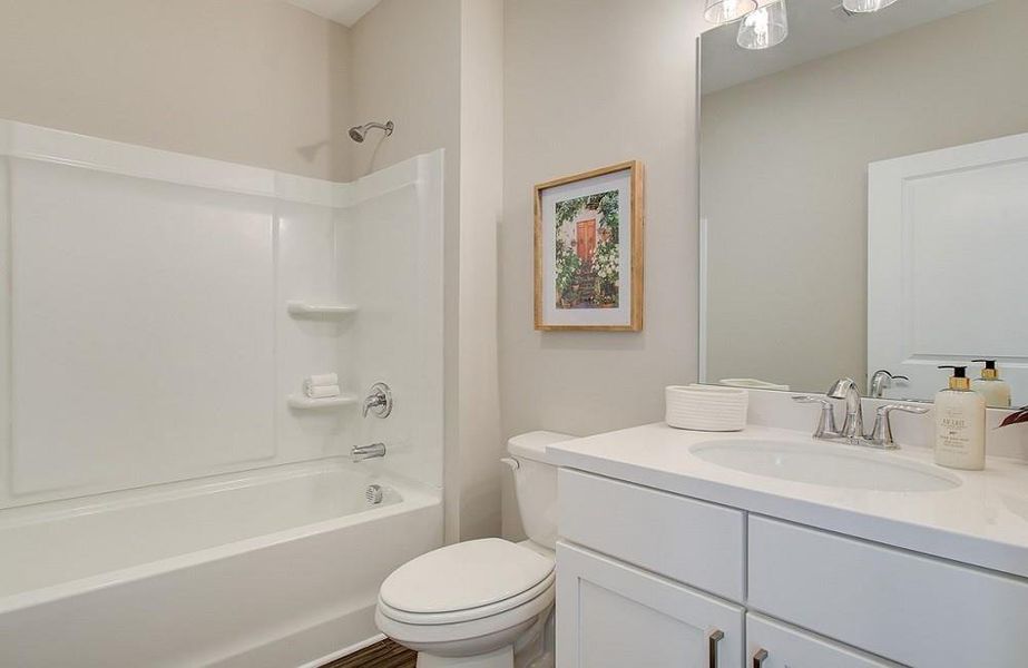 Furnished interior view inside a new home in Courtyards at Traditions, Cumming (Image 52).