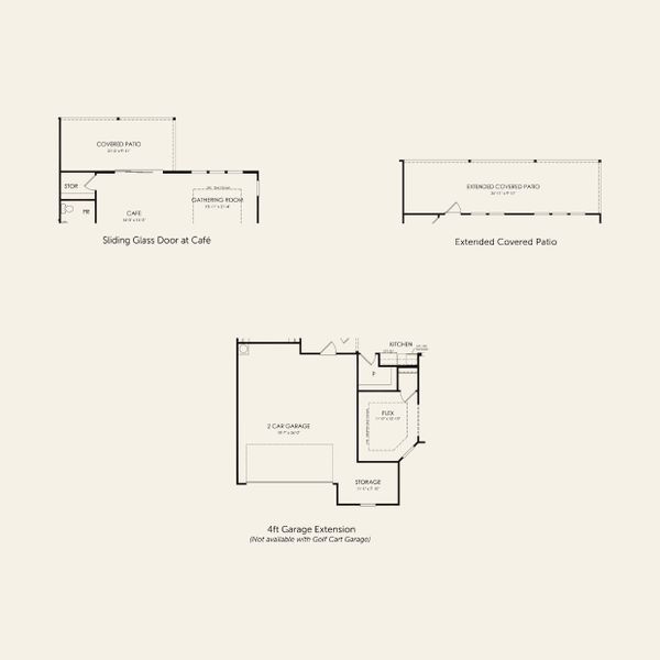 2D floor plan layout for the Reverence by Del Webb in Sun City Texas, Georgetown, TX (Image 5).