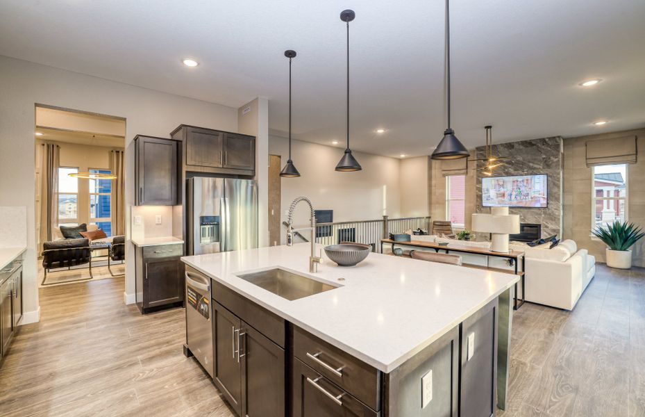 Furnished interior view inside a new home in Sterling Ranch, Littleton (Image 6).