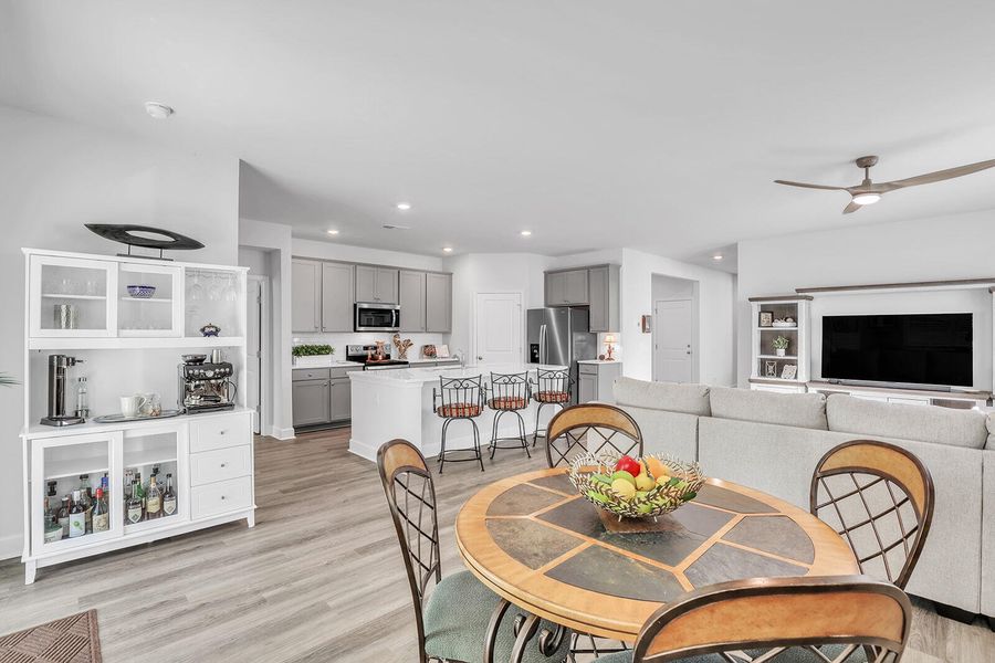 Furnished interior view inside a new home in , Yemassee (Image 44). Furnished interior view inside a new home in , Yemassee (Image 44).