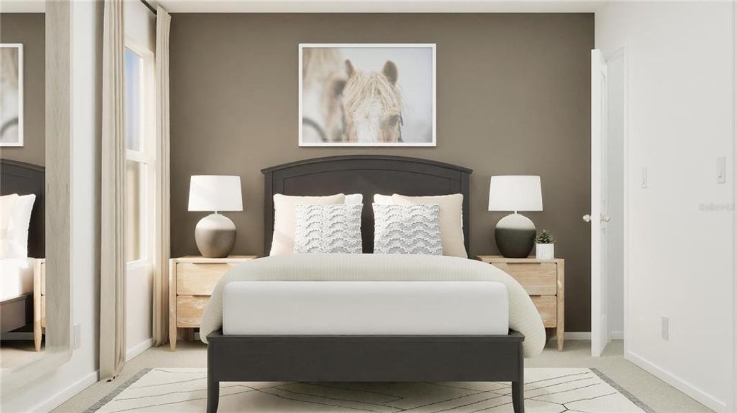 Furnished interior view inside a new home in Ranches at Lake McLeod, Eagle Lake (Image 4).