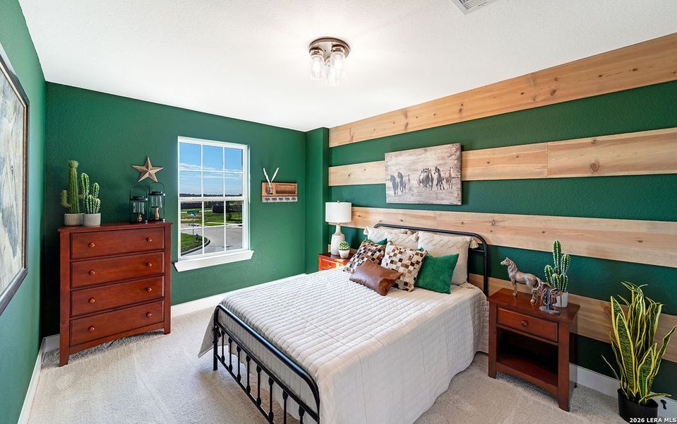 Furnished interior view inside a new home in Morgan Meadows, San Antonio (Image 16). Furnished interior view inside a new home in Morgan Meadows, San Antonio (Image 16).