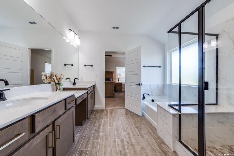 Furnished interior view inside a new home in Bison Ridge, San Antonio (Image 16).