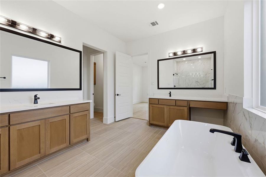 Furnished interior view inside a new home in The Grove, North Richland Hills (Image 29).