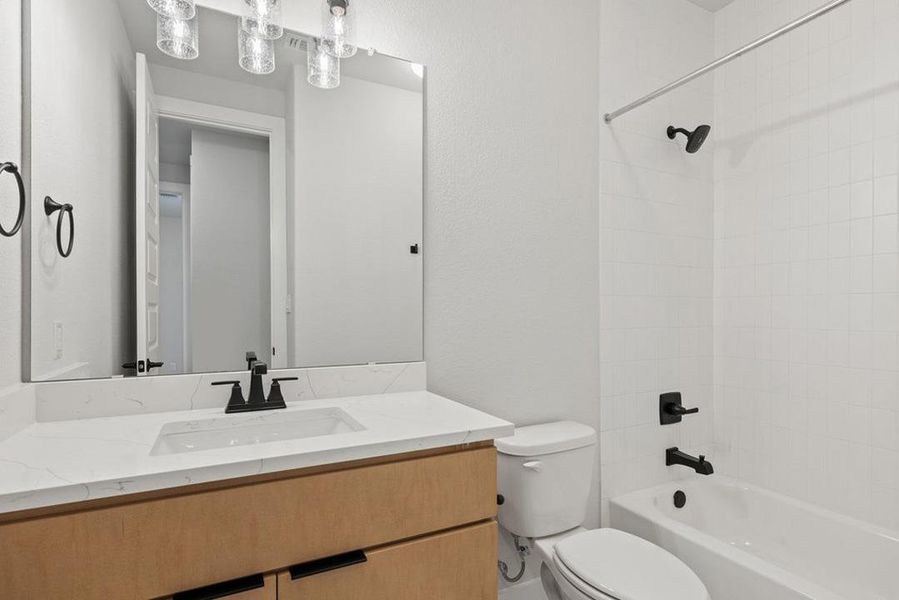 Furnished interior view inside a new home in Lariat, Liberty Hill (Image 8).