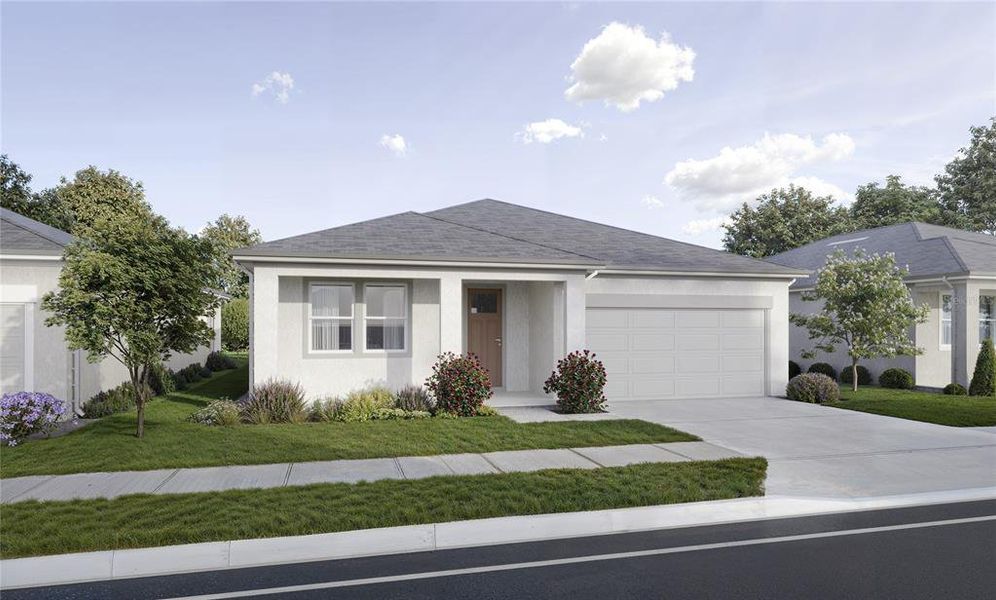 Front exterior of a new home in , North Port, FL, highlighting curb appeal (Image 27).