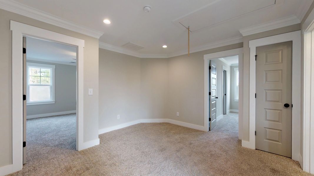 Representative unfurnished interior of a home built from the Carson by Bill Clark Homes in Cheshire Landing, Grimesland (Image 44). Representative unfurnished interior of a home built from the Carson by Bill Clark Homes in Cheshire Landing, Grimesland (Image 44).