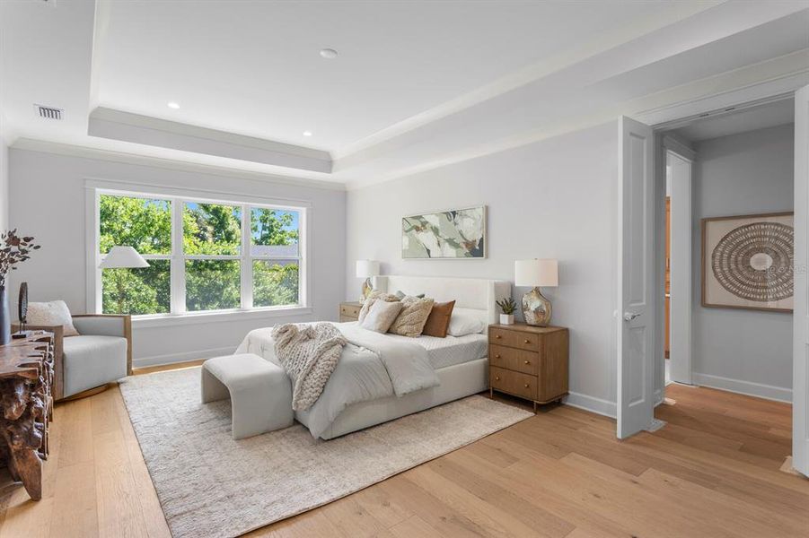 Furnished interior view inside a new home in , Tampa (Image 3).
