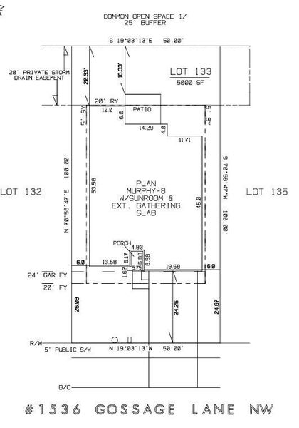 Preliminary Plot Plan