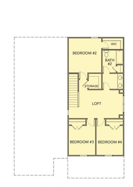 2D floor plan layout for the Maple by Kerley Family Homes in Pevensie Manor, Powder Springs, GA (Image 4). 2D floor plan layout for the Maple by Kerley Family Homes in Pevensie Manor, Powder Springs, GA (Image 4).