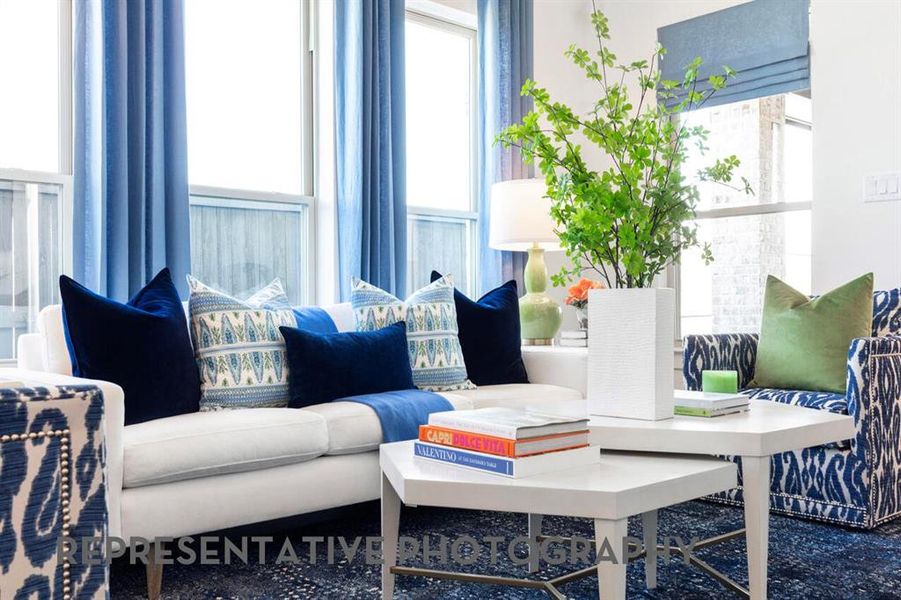 Furnished interior view inside a new home in Goodland, Midlothian (Image 11).