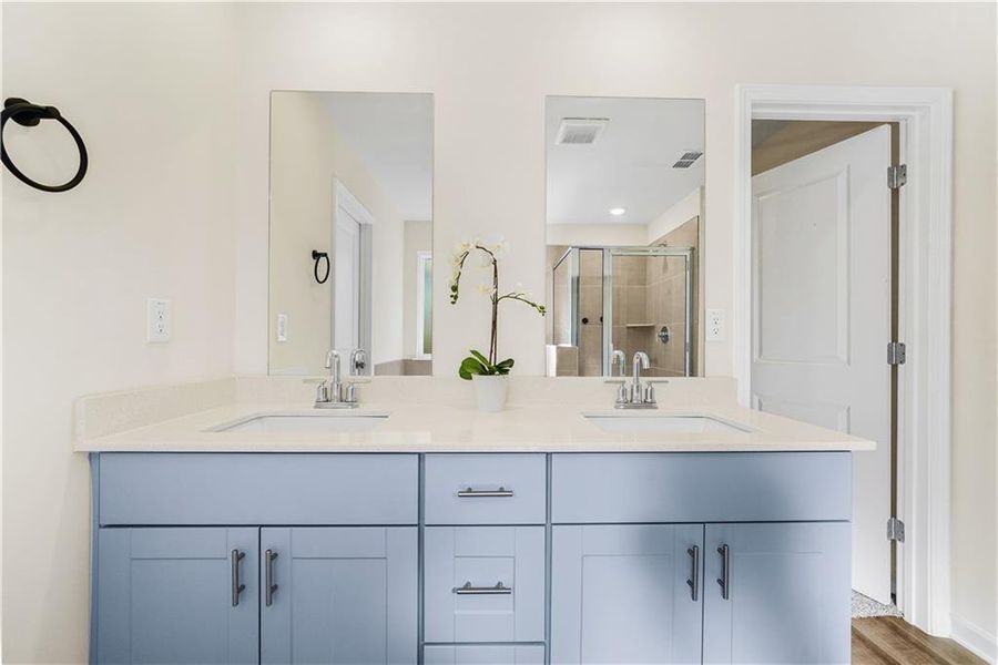 Furnished interior view inside a new home in , Loganville (Image 33).
