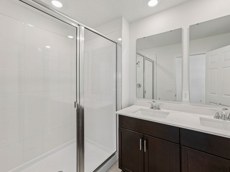 Furnished interior view inside a new home in Cagan Crossings West, Clermont (Image 5). Furnished interior view inside a new home in Cagan Crossings West, Clermont (Image 5).