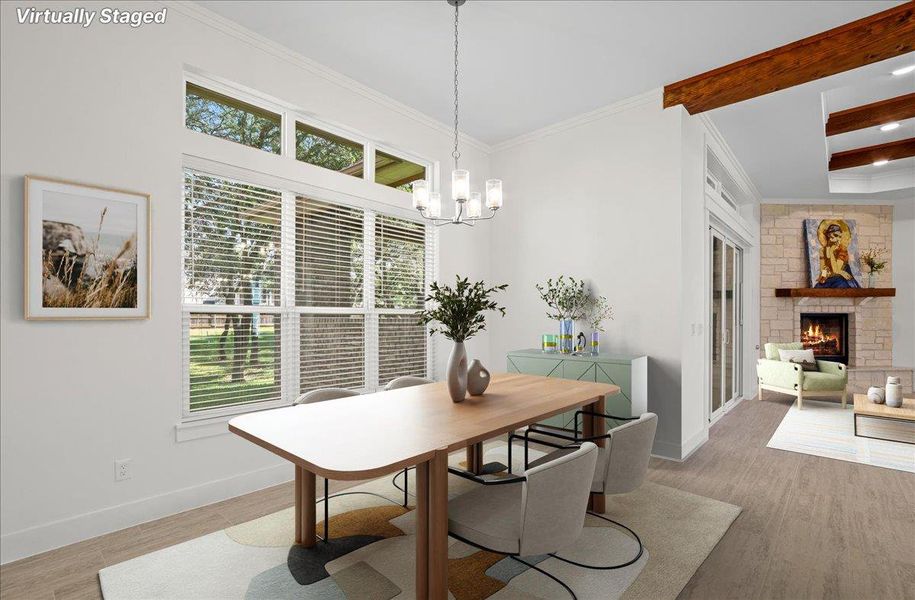 Furnished interior view inside a new home in , Salado (Image 12).