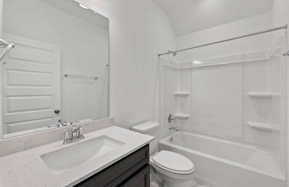 Furnished interior view inside a new home in Saddleback at Santa Rita Ranch, Liberty Hill (Image 10). Furnished interior view inside a new home in Saddleback at Santa Rita Ranch, Liberty Hill (Image 10).