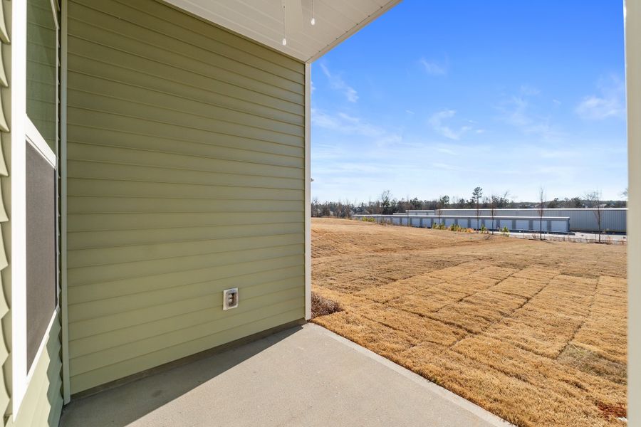 Exterior details and patio area of a home in Tucker Ridge, Pendleton (Image 3).