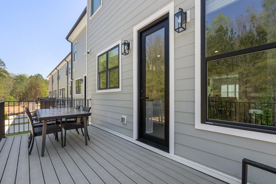 Exterior details and patio area of a home in , Stockbridge (Image 29).