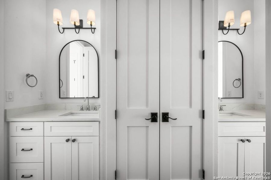 Furnished interior view inside a new home in , New Braunfels (Image 17).