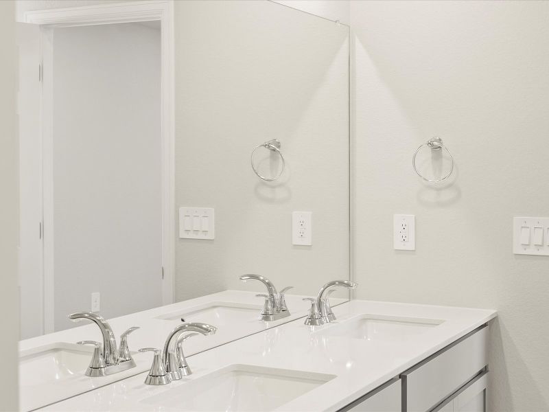 Close-up of interior finishes inside a home in Meridian Ranch, Peyton (Image 8).
