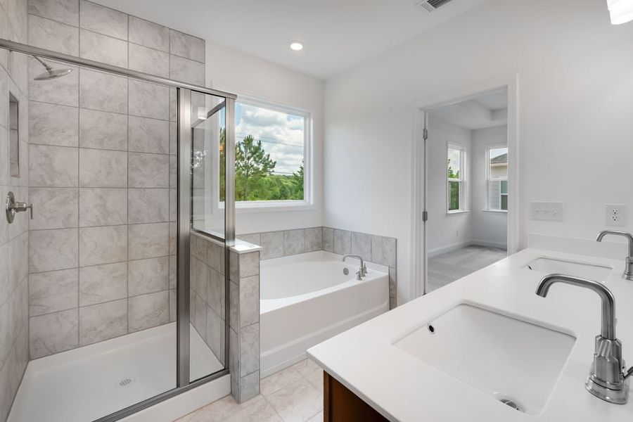 Furnished interior view inside a new home in Auburn Glen, Dacula (Image 3).