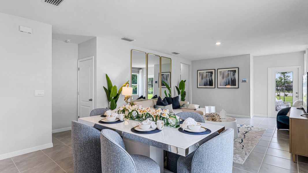 Representative furnished interior of a home built from the Harper by D.R. Horton in Deerbrook, Land O' Lakes (Image 8).