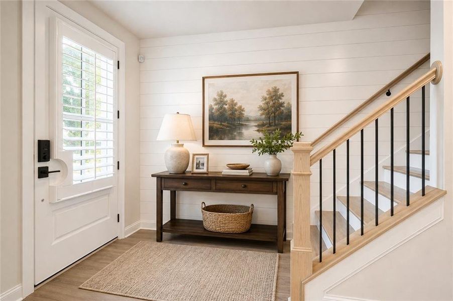 Furnished interior view inside a new home in , Alpharetta (Image 42).