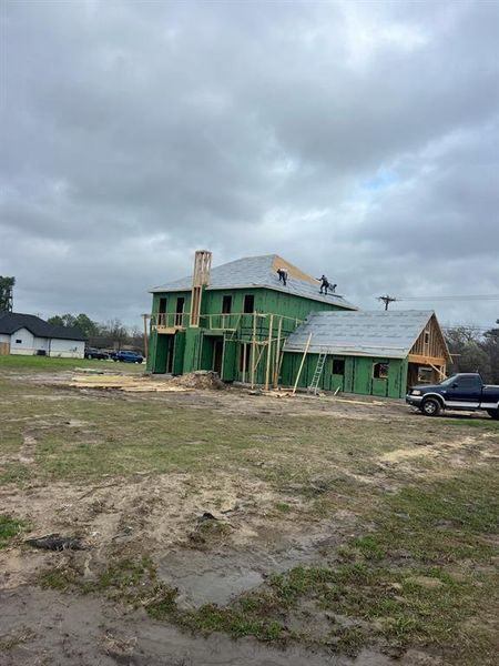 In-progress construction of a new home in , Terrell, TX (Image 5).