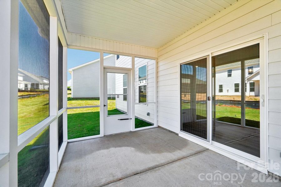 Exterior details and patio area of a home in Sylvan Creek, Denver (Image 3).