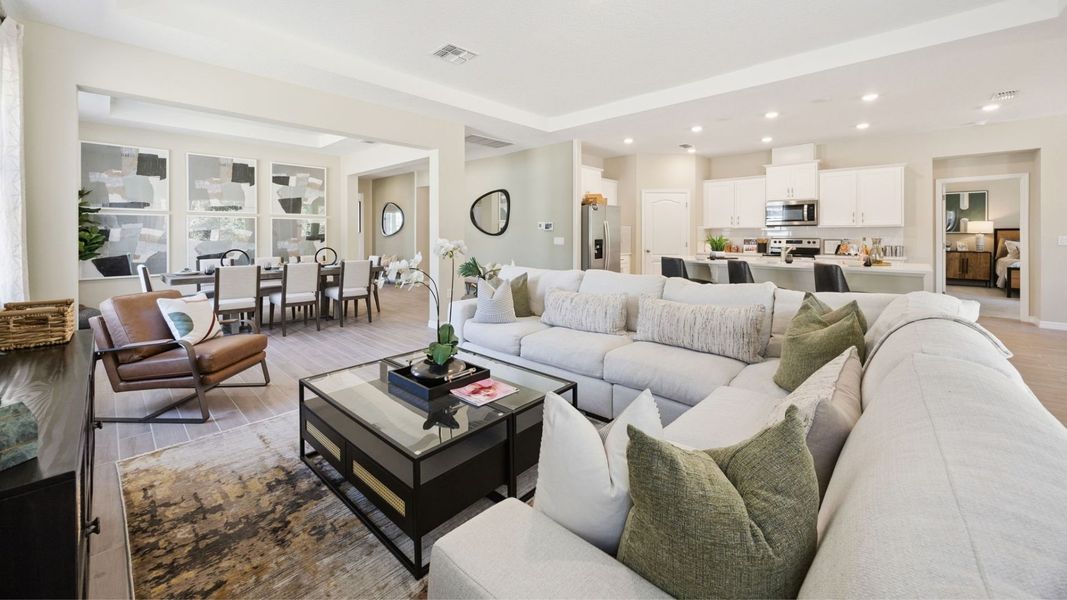 Furnished interior view inside a new home in Archers Mill, Ormond Beach (Image 4).