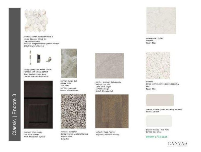 4712 Star Jasmine Lane design selections! This home is currently under construction and selections are subject to change.