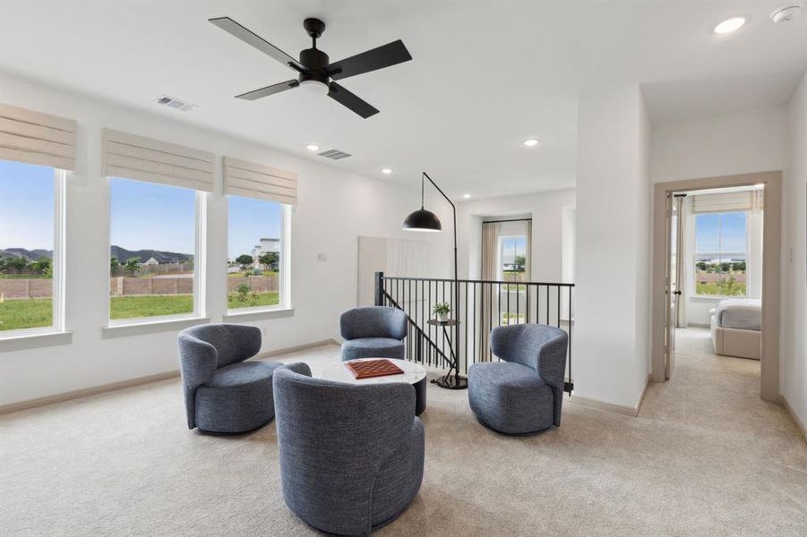 A game room large enough to entertain a crowd!