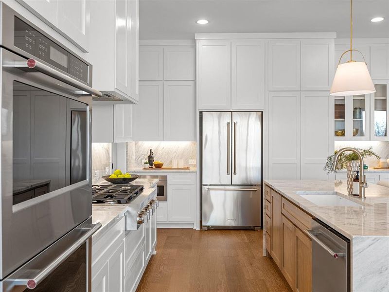 Furnished interior view inside a new home in , Gunter (Image 31).