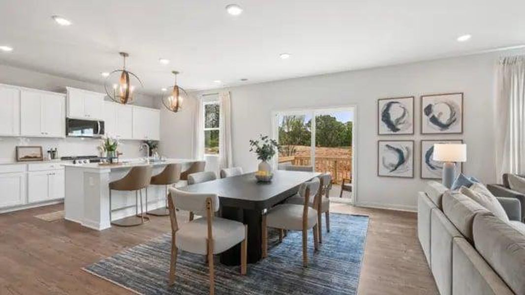 Furnished interior view inside a new home in Belleview Manor, Fairburn (Image 6).