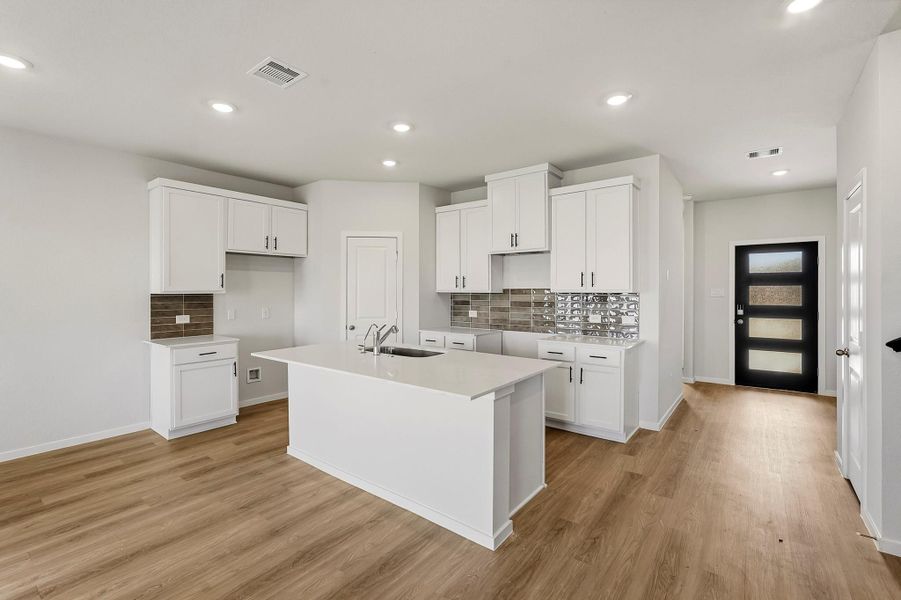 Furnished interior view inside a new home in Sunterra Lakes, Brookshire (Image 6).