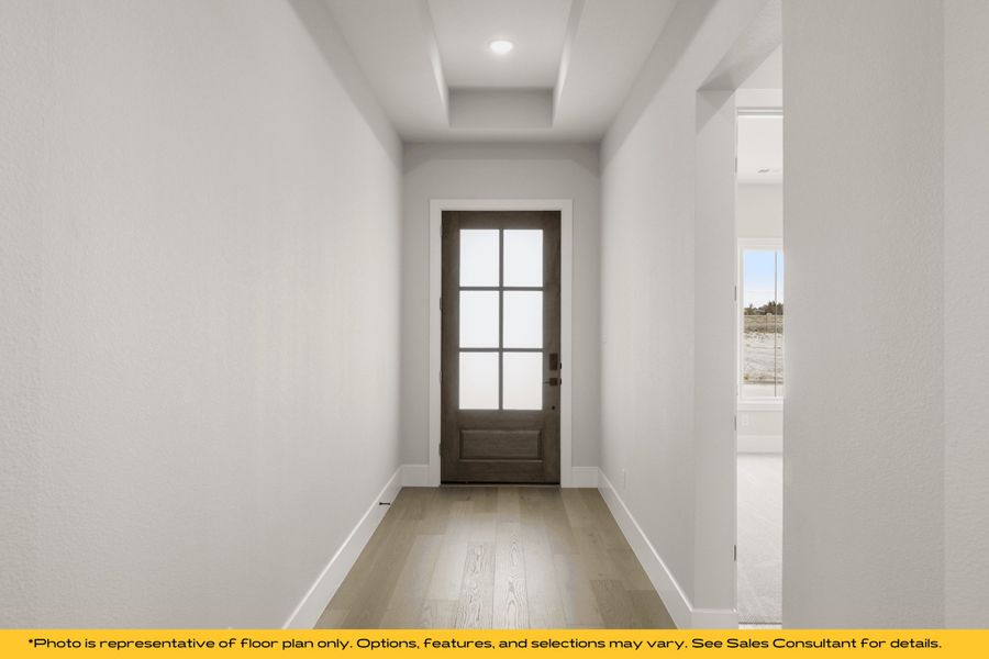 Representative unfurnished interior of a home built from the Taos by Stonefield Homes in Rio Vista at Kelly Ranch, Aledo (Image 18). Representative unfurnished interior of a home built from the Taos by Stonefield Homes in Rio Vista at Kelly Ranch, Aledo (Image 18).