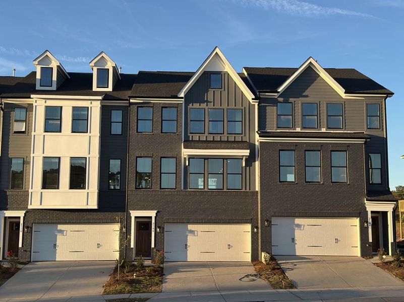 Front exterior of a new home in Sweetbrier, Durham, NC, highlighting curb appeal (Image 1). Front exterior of a new home in Sweetbrier, Durham, NC, highlighting curb appeal (Image 1).